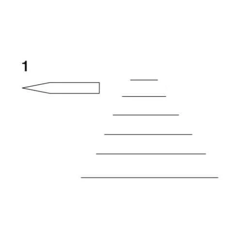 Pfeil Professional Straight Flat Chisels Blade 1 2 Pfeil Professional Straight Flat Chisels Blade 1 - Image 2