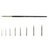 Raphaël Series 8802 Kolinsky Gold Long Tip Round Brushes