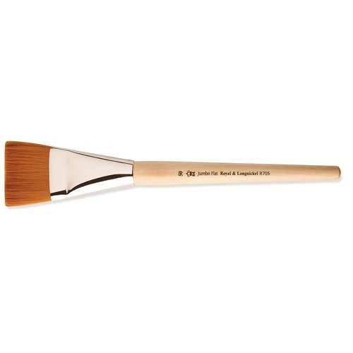 Royal & Langnickel Jumbo Flat Brushes R705 2 Royal & Langnickel Jumbo Flat Brushes R705 - Image 2