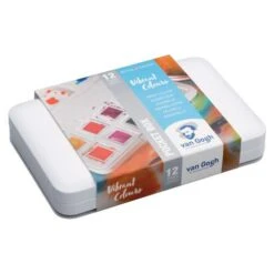 Royal Talens | Van Gogh Pocket Boxes — 12 Half Pans -Pebeo Sales Store RoyalTalens7CvanGoghPocketBoxesE2809412halfpans 3