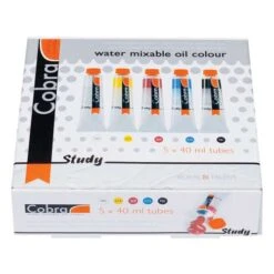 Royal Talens Cobra Student Oil Set 6 Royal Talens Cobra Student Oil Set -Pebeo Sales Store RoyalTalensCobraStudentOilSet 2