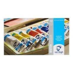 Royal Talens Van Gogh Watercolour Set - 12 X 10ml Tubes -Pebeo Sales Store RoyalTalensVanGoghWatercolourSet 12x10mltubes 4