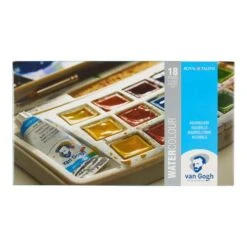Royal Talens Van Gogh Watercolour Set - 18 Half Pans 8 Royal Talens Van Gogh Watercolour Set - 18 Half Pans -Pebeo Sales Store RoyalTalensVanGoghWatercolourSet 18halfpans 3