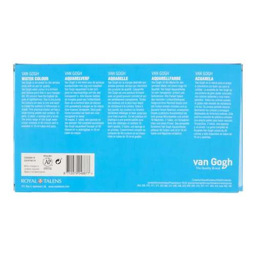 Royal Talens Van Gogh Watercolour Set - 18 Half Pans 5 Royal Talens Van Gogh Watercolour Set - 18 Half Pans - Image 5