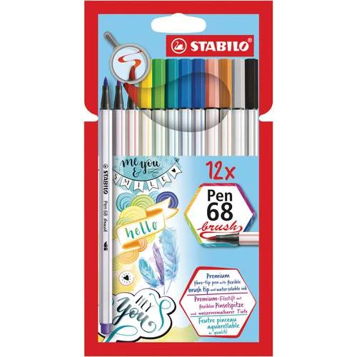 STABILO® | Pen 68 Brush Pens — Cardboard Box Sets 2 STABILO® | Pen 68 Brush Pens — Cardboard Box Sets - Image 2