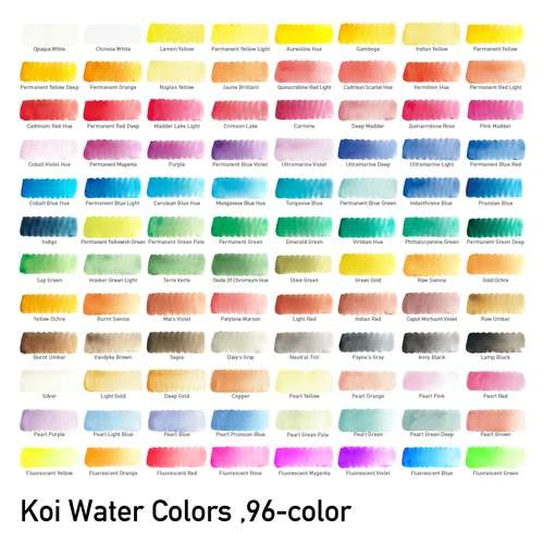Sakura | Koi Water Color Studio Set — 96 Half Pans 4 Sakura | Koi Water Color Studio Set — 96 Half Pans - Image 4