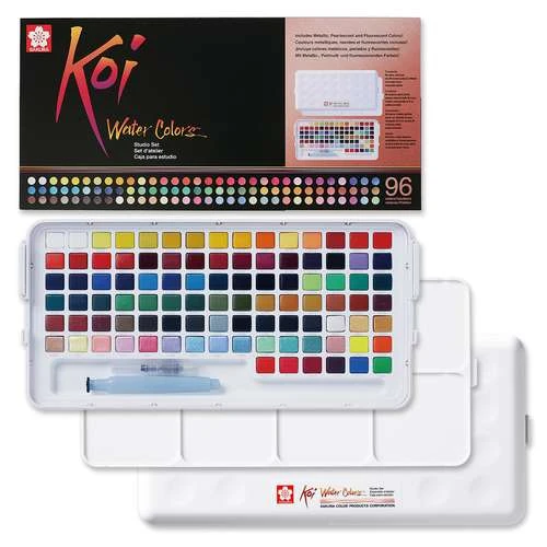 Sakura | Koi Water Color Studio Set — 96 Half Pans 1 Sakura | Koi Water Color Studio Set — 96 Half Pans
