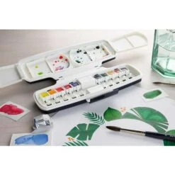 Schmincke | Akademie® Watercolour Set — 10 Half Pans -Pebeo Sales Store Schmincke7CAkademieC2AEWatercolourSetE2809410halfpans 4