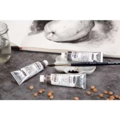 Schmincke | Liquid Charcoal Set — 3 X 5 Ml Tubes -Pebeo Sales Store Schmincke7CLiquidCharcoalSetE280943x5mltubes 3