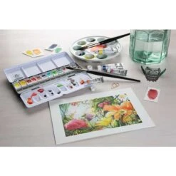Schmincke Horadam Half-Pan Watercolour Sets 9 Schmincke Horadam Half-Pan Watercolour Sets -Pebeo Sales Store SchminckeHoradamHalf PanWatercolourSets 3
