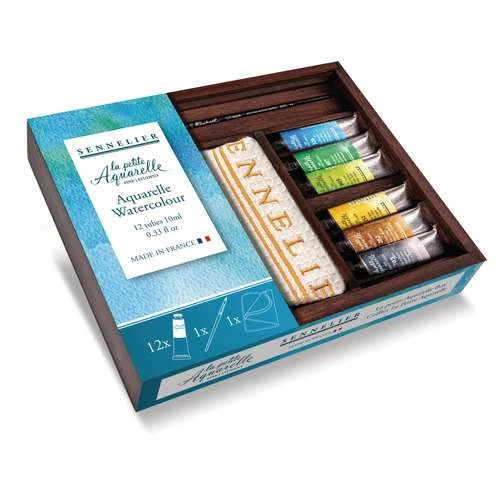 Sennelier 'La Petite Aquarelle' Watercolour Paint Set 1 Sennelier 'La Petite Aquarelle' Watercolour Paint Set