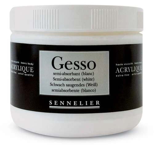 Sennelier Low-Absorbent White Gesso 1 Sennelier Low-Absorbent White Gesso