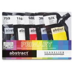 Sennelier Primary Abstract Acrylic Set