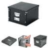 Snap'n'Store Black Storage Boxes