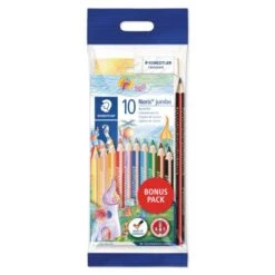 Staedtler Noris Jumbo Coloured Pencil Bonus Pack 128