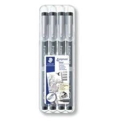 Staedtler Pigment Liner 308 Pen Set Of 4 Pens 10 Staedtler Pigment Liner 308 Pen Set Of 4 Pens -Pebeo Sales Store StaedtlerPigmentLiner308PenSetof4Pens 4