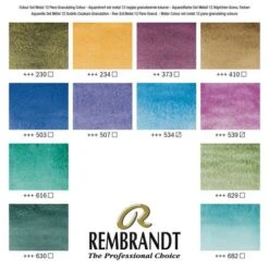 TALENS | REMBRANDT Themed Set — Granulated Colours -Pebeo Sales Store TALENS7CREMBRANDTThemedSetE28094GranulatedColours 3