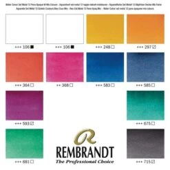 TALENS | REMBRANDT Themed Set — Opaque White & Mixing Colours -Pebeo Sales Store TALENS7CREMBRANDTThemedSetE28094OpaqueWhite26amp3BMixingColours 3