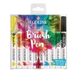 Talens | ECOLINE Brush Pen Sets — 10 Markers -Pebeo Sales Store Talens7CECOLINEBrushPenSetsE2809410markers 4