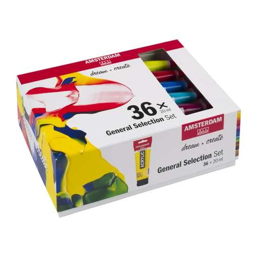 Talens Amsterdam Standard Series 36 Paint Set 2 Talens Amsterdam Standard Series 36 Paint Set - Image 2