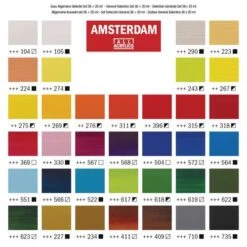 Talens Amsterdam Standard Series 36 Paint Set 11 Talens Amsterdam Standard Series 36 Paint Set -Pebeo Sales Store TalensAmsterdamStandardSeries36PaintSet 5