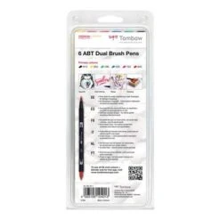 Tombow® Tombow ABT Dual 6 Brush Pen Sets -Pebeo Sales Store TombowABTDual6BrushPenSets 3
