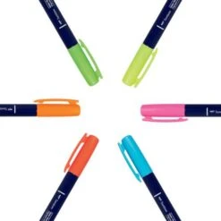 Tombow® Tombow Fudenosuke Colour Brush Pen Neon Set -Pebeo Sales Store TombowFudenosukeColourBrushPenNeonSet 2