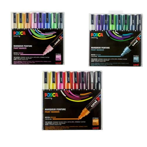 Uni Posca Marker Sets PC-5M 1 Uni Posca Marker Sets PC-5M