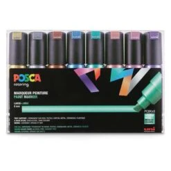 Uni Posca PC8K Marker Metallic Set
