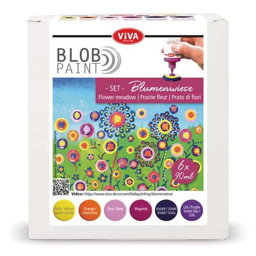 VIVA DECOR | Blob Paint Sets — 6 X 90 Ml Bottles 1 VIVA DECOR | Blob Paint Sets — 6 X 90 Ml Bottles