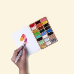 VIVIVA COLORS | Watercolor Pans Set - Deluxe 24 Pan Set -Pebeo Sales Store VIVIVACOLORS7CWatercolorPansSet Deluxe24panset 2