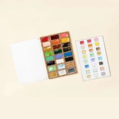 VIVIVA COLORS | Watercolor Pans Set - Deluxe 24 Pan Set -Pebeo Sales Store VIVIVACOLORS7CWatercolorPansSet Deluxe24panset 4