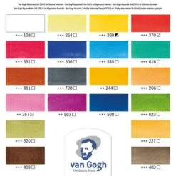 Van Gogh | Watercolour Set — 20 X 10ml Tubes -Pebeo Sales Store VanGogh7CWatercolourSetE2809420x10mltubes 3