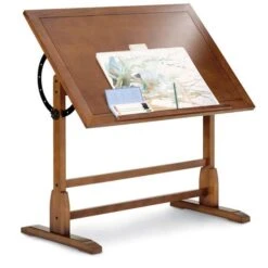 Vintage Studio Design Wooden Drawing Table -Pebeo Sales Store VintageStudioDesignWoodenDrawingTable 3