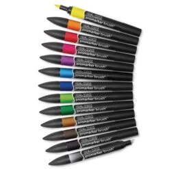 Winsor & Newton 12 BrushMarker Sets -Pebeo Sales Store Winsor26amp3BNewton12BrushMarkerSets 4