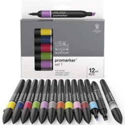 Winsor & Newton 12 Promarker Sets