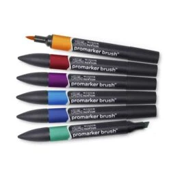 Winsor & Newton 6 BrushMarker Sets -Pebeo Sales Store Winsor26amp3BNewton6BrushMarkerSets 2