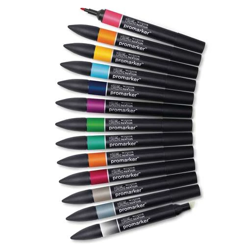 Winsor & Newton | Promarker™ Sets — 12 Markers 3 Winsor & Newton | Promarker™ Sets — 12 Markers - Image 3
