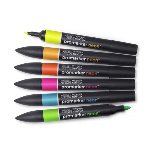 Winsor & Newton BrushMarker Fluorescent Set 3 Winsor & Newton BrushMarker Fluorescent Set - Image 3