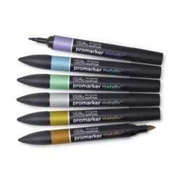 Winsor & Newton BrushMarker Metallic Set -Pebeo Sales Store Winsor26amp3BNewtonBrushMarkerMetallicSet 2