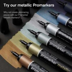 Winsor & Newton BrushMarker Metallic Set -Pebeo Sales Store Winsor26amp3BNewtonBrushMarkerMetallicSet 4