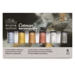 Winsor & Newton Cotman Metallic Watercolour Set -Pebeo Sales Store Winsor26amp3BNewtonCotmanMetallicWatercolourSet 3