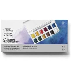 Winsor & Newton Cotman Pocket Watercolour Box -Pebeo Sales Store Winsor26amp3BNewtonCotmanPocketWatercolourBox 2