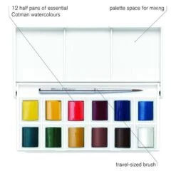 Winsor & Newton Cotman Pocket Watercolour Box -Pebeo Sales Store Winsor26amp3BNewtonCotmanPocketWatercolourBox 4