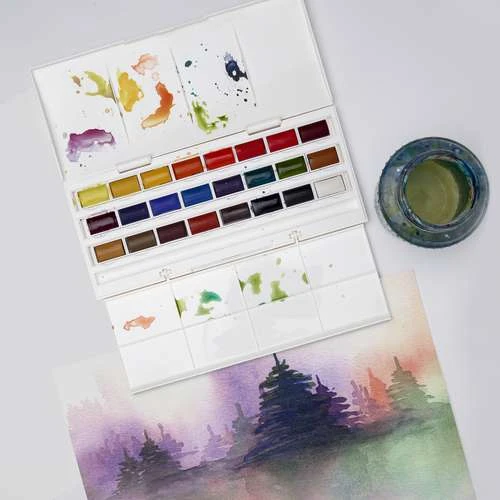 Winsor & Newton Cotman Studio Watercolour Set 4 Winsor & Newton Cotman Studio Watercolour Set - Image 4