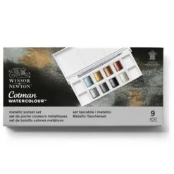 Winsor & Newton Cotman Watercolour Metallic Pocket Set -Pebeo Sales Store Winsor26amp3BNewtonCotmanWatercolourMetallicPocketSet 3