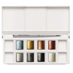 Winsor & Newton Cotman Watercolour Metallic Pocket Set -Pebeo Sales Store Winsor26amp3BNewtonCotmanWatercolourMetallicPocketSet 5