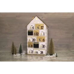 Wooden Advent Calendar House -Pebeo Sales Store WoodenAdventCalendarHouse 2
