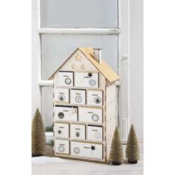 Wooden Advent Calendar House -Pebeo Sales Store WoodenAdventCalendarHouse 4