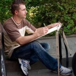 Wooden Drawing Board With Legs -Pebeo Sales Store WoodenDrawingBoardwithLegs 5